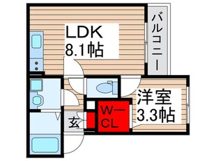 ＡＪ新松戸Ⅸの物件間取画像